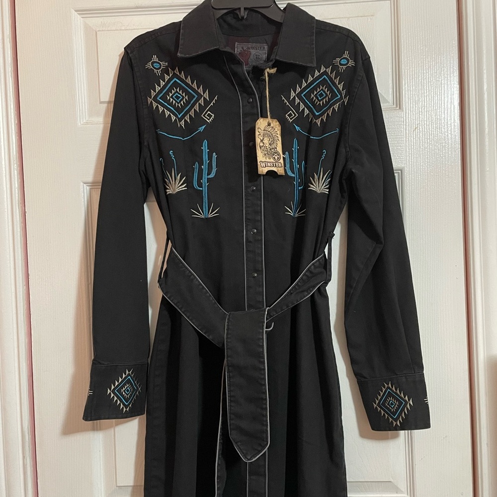 Western Long Sleeved Dress